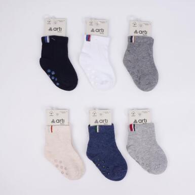 Toptan Ozan Abs'li Erkek Bebek Soket Çorap - ARTI
