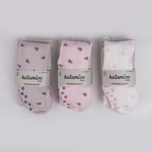 Toptan Pandora Abs'li Kız Bebek Külotlu Çorap - 3