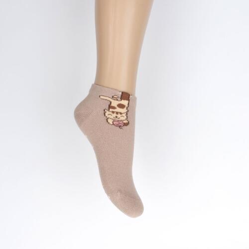 Toptan Papaya Abs'li Kız Patik Çorap - 2