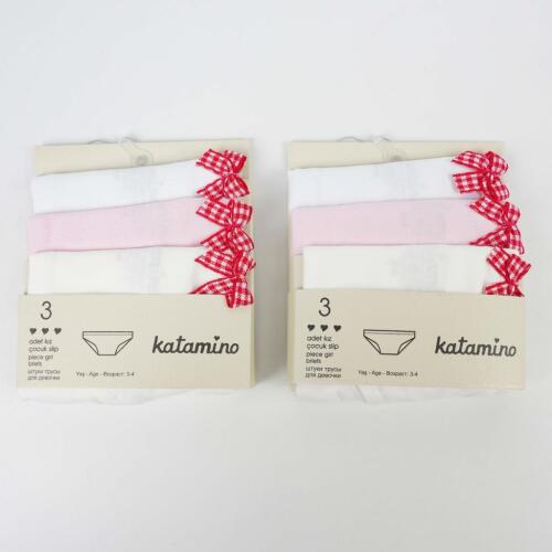 Toptan Papiyon 3'lü Kız Slip Çamaşır - 1