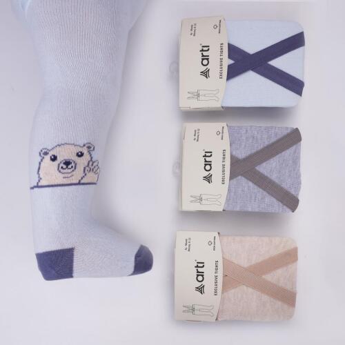 Toptan Parmis Aks. Erkek Bebek Külotlu Çorap - 1