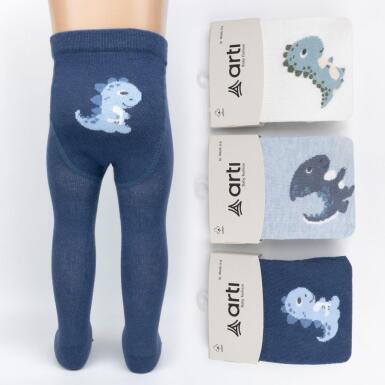 Toptan Paskal Erkek Bebek Popo Desenli Külotlu Çorap - ARTI