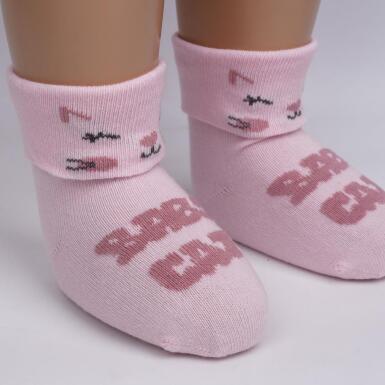 Toptan Perilay 3'lü Kız Bebek Soket Çorap - 4