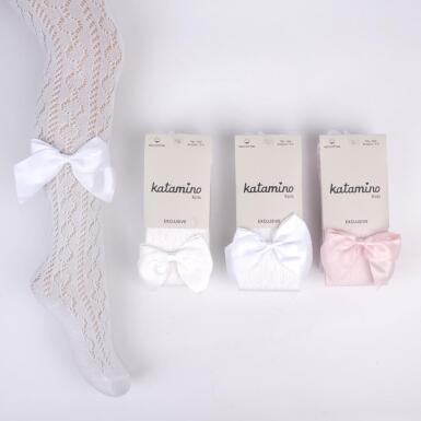 Toptan Petrova Aks File Külotlu Çorap - KATAMİNO