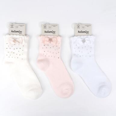 Toptan Pırlanta Aks Kız Soket Çorap - 3