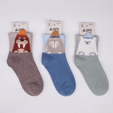 Toptan Polat 3D Erkek Soket Çorap - ARTI (1)