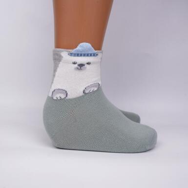 Toptan Polat 3D Erkek Soket Çorap - 3