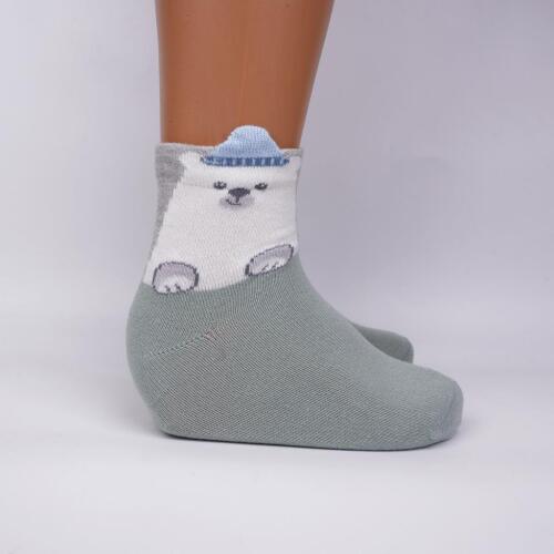 Toptan Polat 3D Erkek Soket Çorap - 3