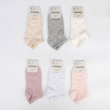 Toptan Romantiki Kız Patik Çorap - KATAMİNO (1)