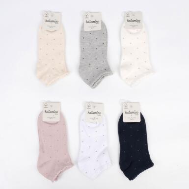 Toptan Romantiki Kız Patik Çorap - 3