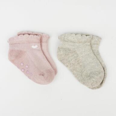 Toptan Ronse Kız 2' Li Abs Patik Çorap - 3