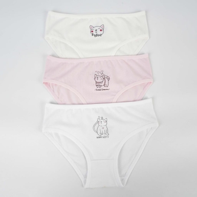 Toptan Rory 3'lü Kız Slip Set - 2