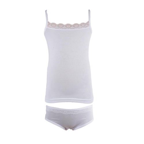 Toptan Rosely Kız Çocuk Atlet Slip Takım Çamaşır - 1
