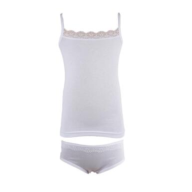Toptan Rosely Kız Çocuk Atlet Slip Takım Çamaşır - 1
