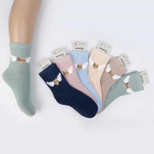 Toptan Rosen Kız Soket Çorap - 1