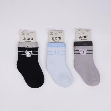 Toptan Rudar Aks. Erkek Bebek Havlu Soket Çorap - KATAMİNO (1)