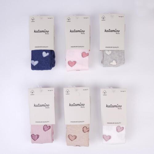 Toptan Sarya Kız Külotlu Çorap - 2