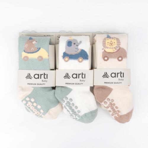 Toptan Silves Abs'li Erkek Bebek Külotlu Çorap - 3