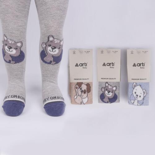 Toptan Şimşek Erkek Bebek Külotlu Çorap - 1