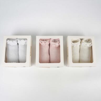 Toptan Sinyor Aks. Kız Bebek Bandana Patik Takım - 3