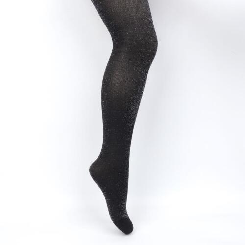 Toptan Solveta Taçlı Simli Külotlu Çorap - 2