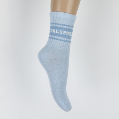 Toptan Sporty Kız Soket Çorap - 1
