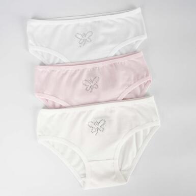 Toptan Sweety Taş Baskılı 3'lü Kız Slip Takıım - KATAMİNO (1)