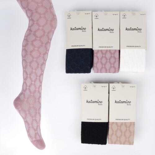 Toptan Tadolya Kabartma Kız Külotlu Çorap - 2