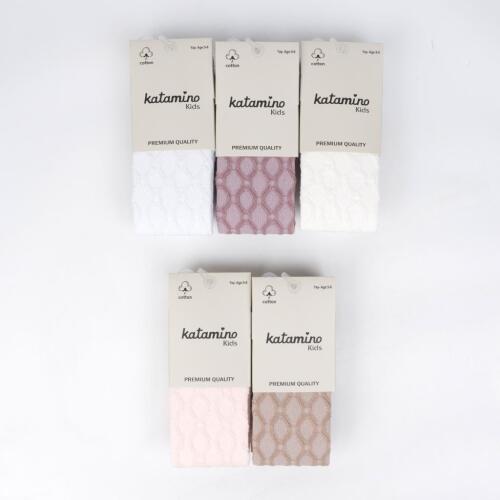 Toptan Tadolya Kabartma Kız Külotlu Çorap - 4