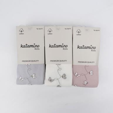 Toptan Tandela Kız Külotlu Çorap - KATAMİNO (1)
