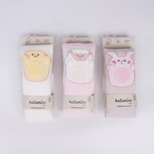 Toptan Tansu Kız Emekleme Bebek Külotlu Çorap - 2