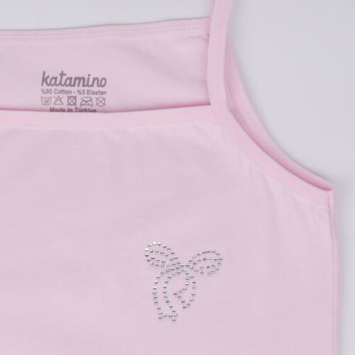 Toptan Tatlım Kız İp Askılı Atlet Slip Takım Çorap - 3