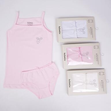 Toptan Tatlım Kız İp Askılı Atlet Slip Takım Çorap - KATAMİNO