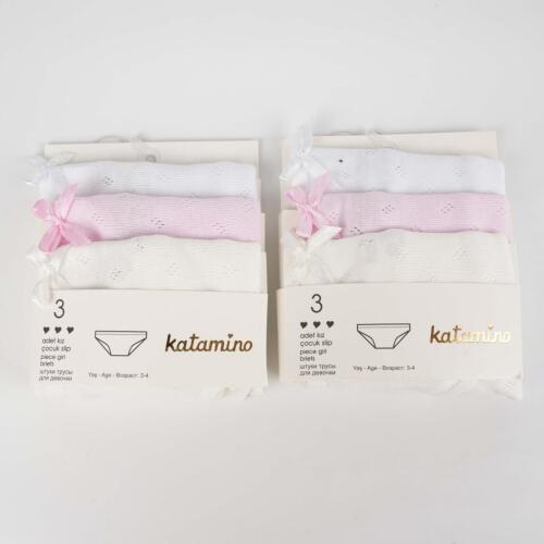 Toptan Tatu 3'lü Kız Slip - 1