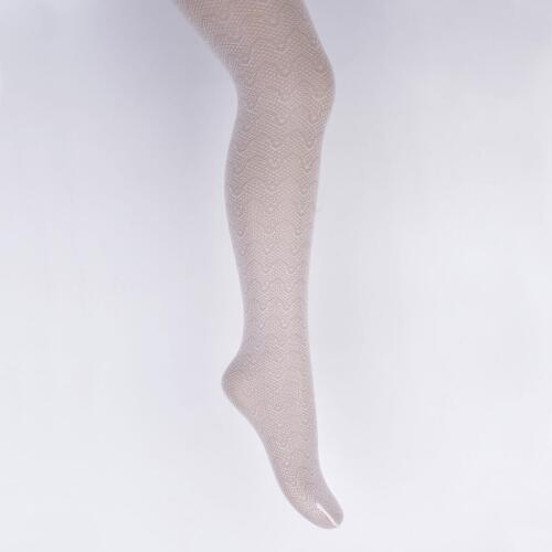 Toptan Tenri İnce Desenli Kız Külotlu Çorap - 1