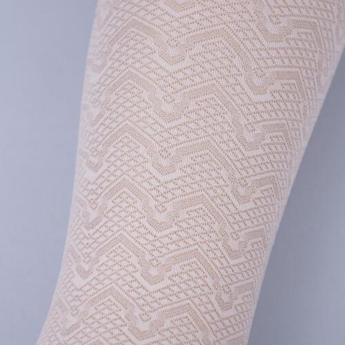 Toptan Tenri İnce Desenli Kız Külotlu Çorap - 2