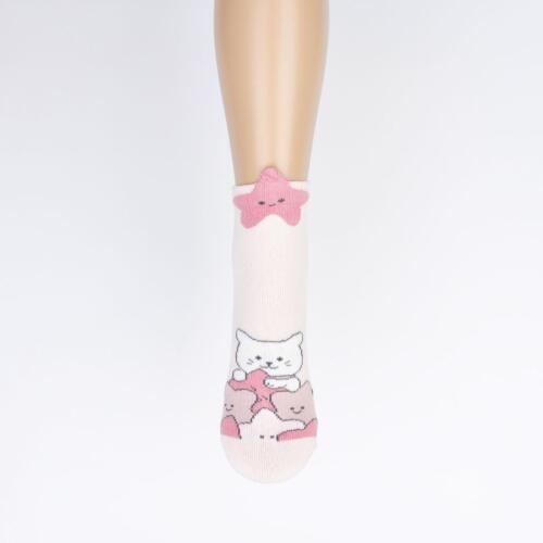 Toptan Tidore 3D'li Kız Soket Çorap - 2