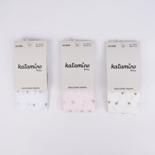 Toptan Tinki Baskılı İnce Bebek Külotlu Çorap - 2