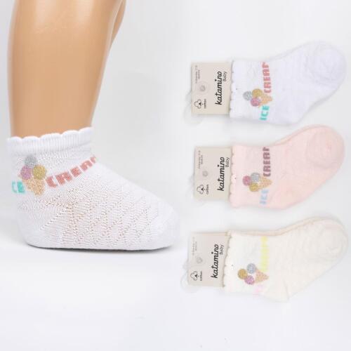 Toptan Togo Aks File Bebek Soket Çorap - 1