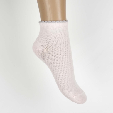 Toptan Tuana Kız Çocuk Lacoste Soket Çorap - Thumbnail