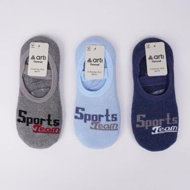 Toptan Tunga Abs'li Erkek Havlu Patik Çorap - 2