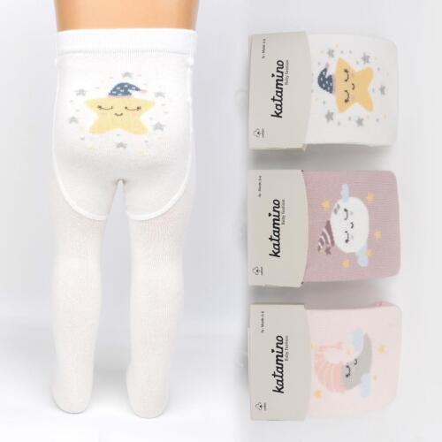 Toptan Uykusuz Kız Bebek Popo Desenli Külotlu Çorap - 1