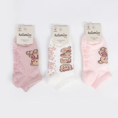 Toptan Üzüm Abs'li Kız Patik Çorap - 3