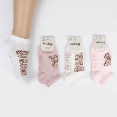 Toptan Üzüm Abs'li Kız Patik Çorap - KATAMİNO