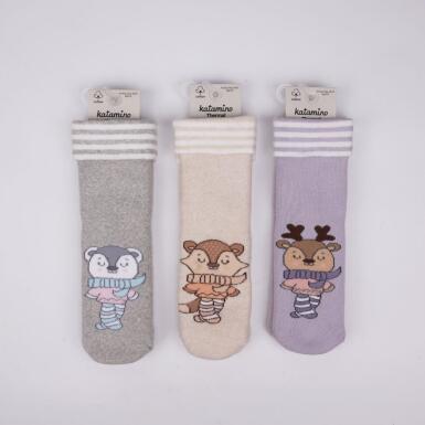 Toptan Vanilya Kız Havlu Soket Çorap - KATAMİNO (1)
