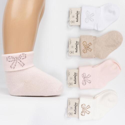 Toptan Velersa Aks. Kız Bebek Soket Çorap - 1