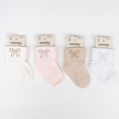 Toptan Velersa Aks. Kız Bebek Soket Çorap - 3