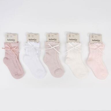 Toptan Velora Aks Bebek File Soket Çorap - 4