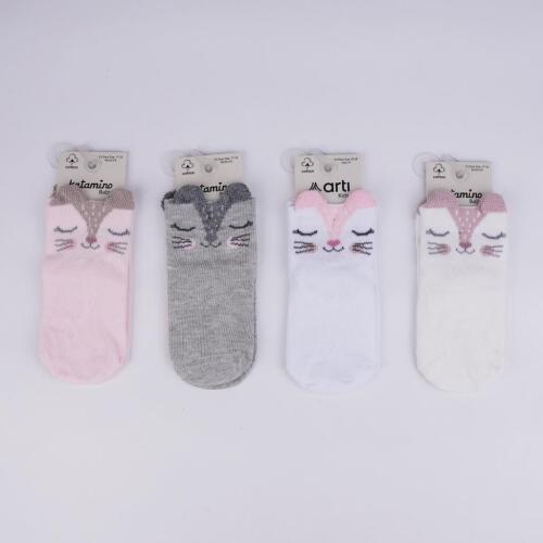 Toptan Vena 3D'li Kız Bebek Soket Çorap - 2