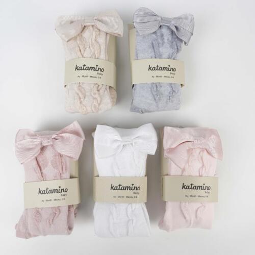 Toptan Viva Aks Kız Bebek Külotlu Çorap - 1